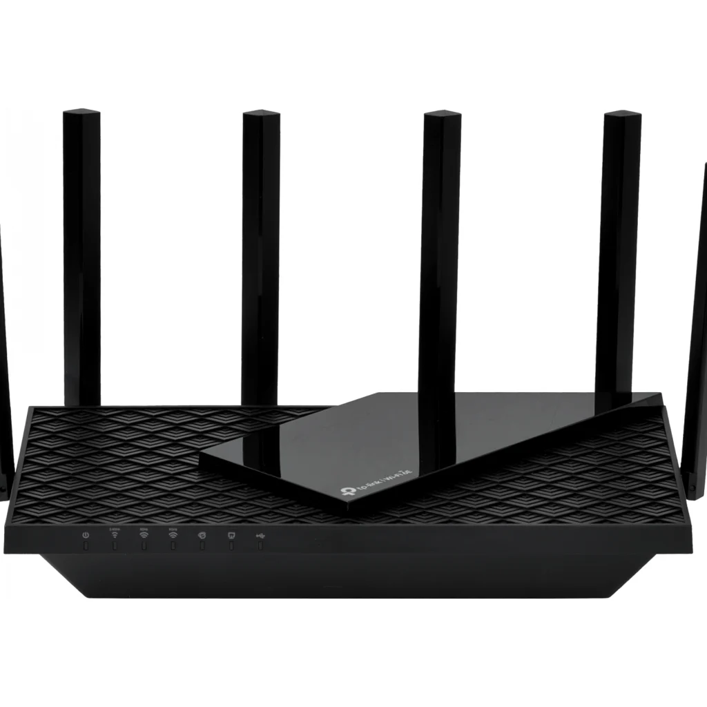 Imagen 1 de TP-LINK WiFi6E AXE5400 6/5/2,4GHz 4-LAN 1-WAN USB3.0 6-antenas-fijas