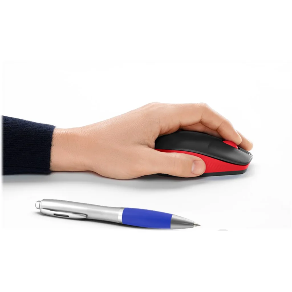 Imagen 8 de Mouse Inalámbrico Logitech M190 Óptico 1000dpi Ambidiestro 3 botones USB rojo