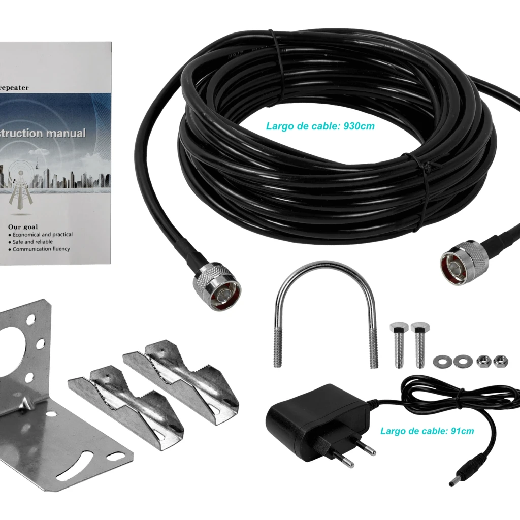 Imagen 1 de Antena Amplificador 4G 2600MHz B7 2-N 2-Antenas 7/12dbi Inc. 5V/1A