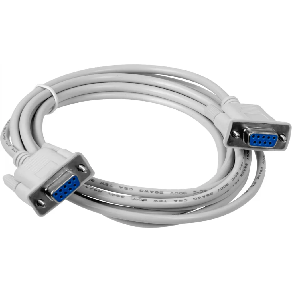 Imagen 1 de Straight 2,7mt DB9-Hembra-Hembra 272cm Cable Directo SerialRS232 DE-09