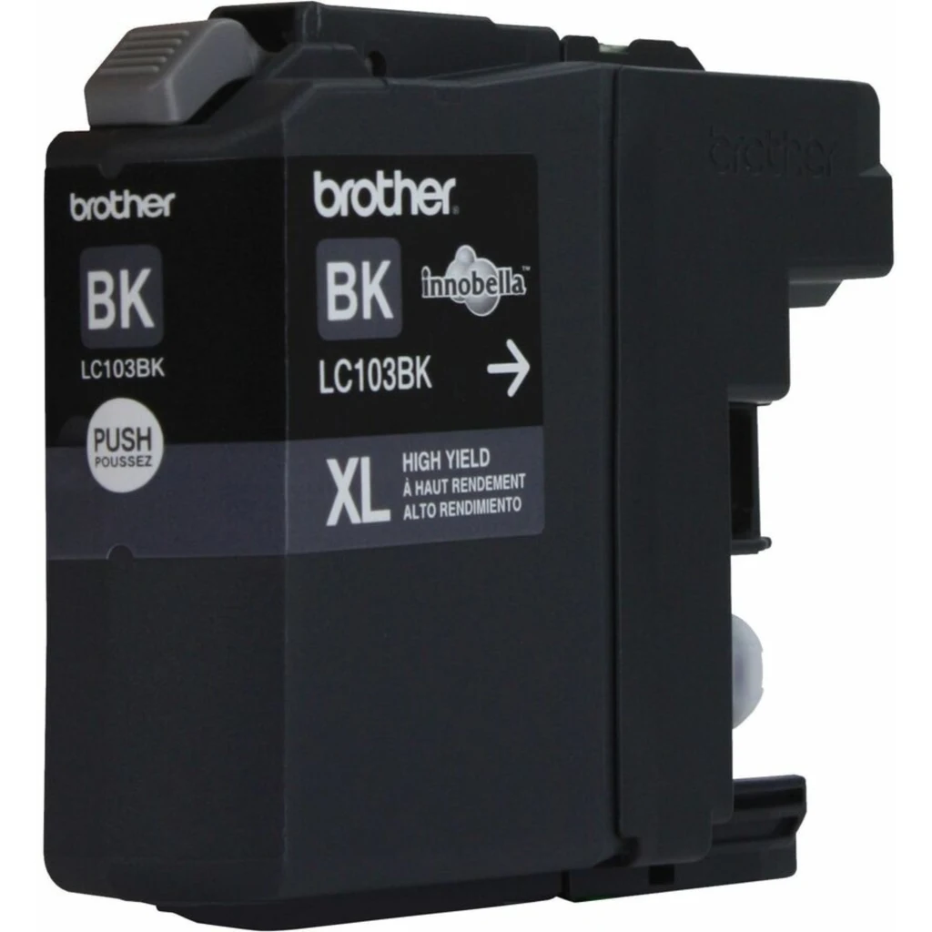 Imagen 1 de Cartridge Brother LC103BK Negro para DCP J152/MFC J245/J285/J450/J4510, 600Pág