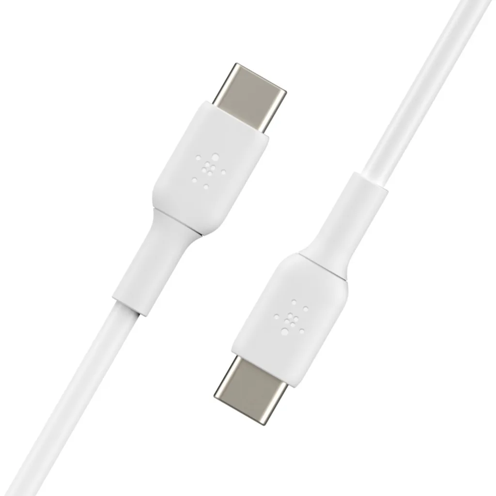 Imagen 1 de Cable USB-C Belkin Conector USB-C Macho a USB-C Macho Longitud 1 metros Blanco