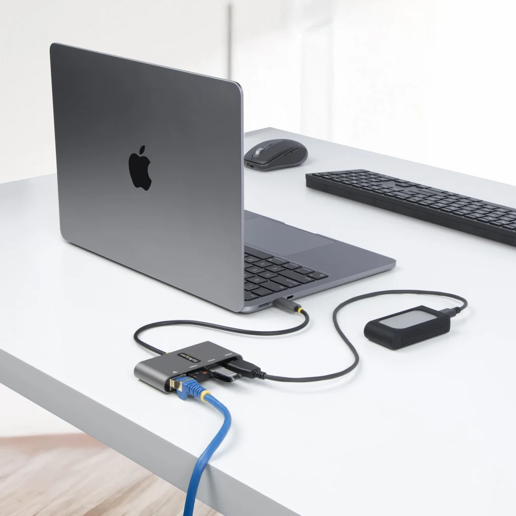Imagen 6 de 3-Port USB-C Hub with Ethernet Portable