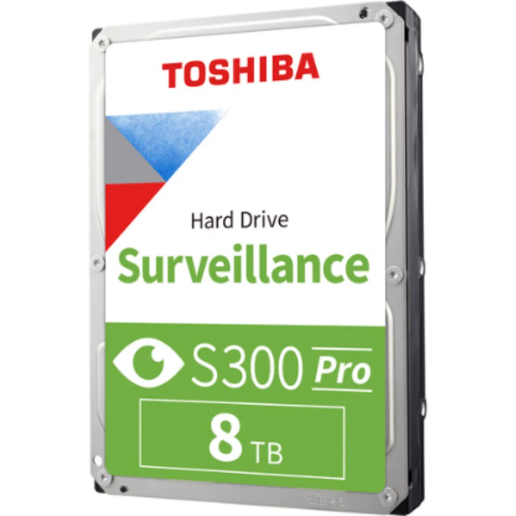 Disco Duro Toshiba S300 8TB 3.5" 7200RPM SATAIII 512MB para NVR 24/7