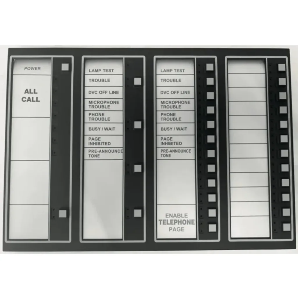 Notifier - Control de voz digital teclado negro