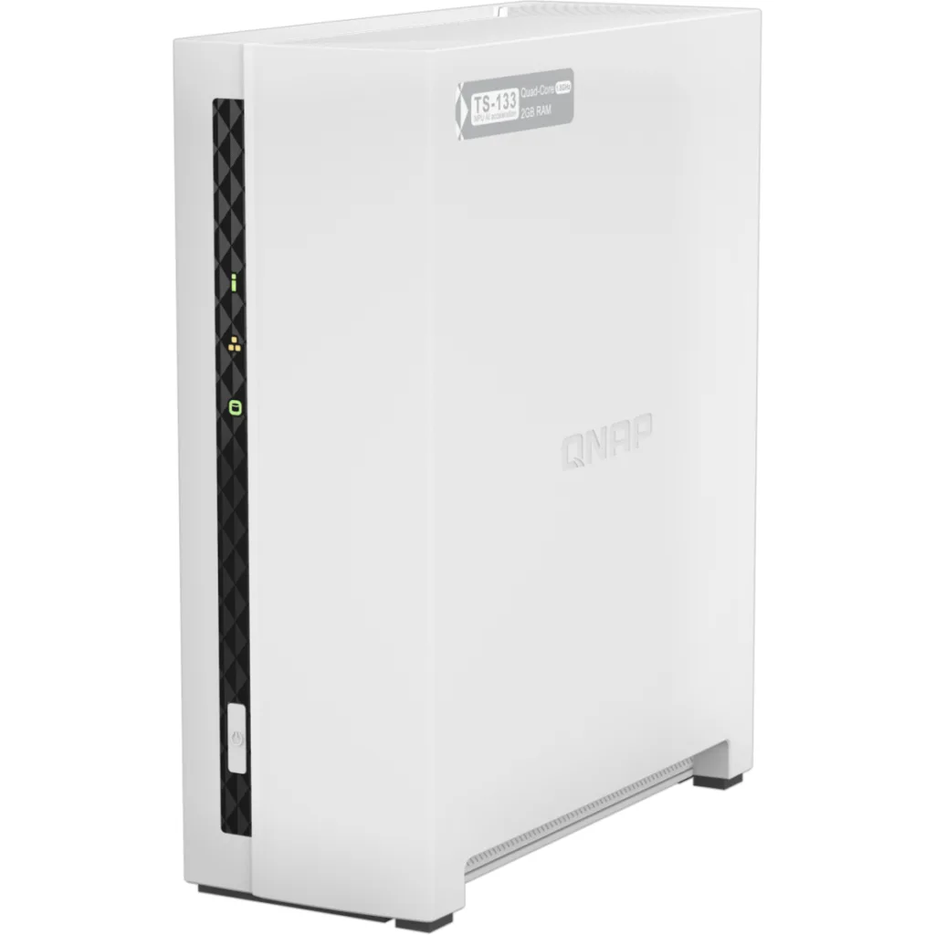 Imagen 3 de NAS QNAP TS-133-US, de escritorio, Procesador ARM Cortex A55, 1 Bahía