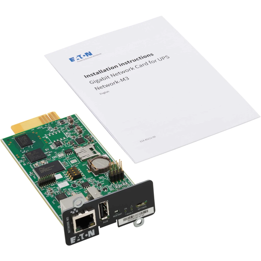 Imagen 8 de Tarjeta de red UPS Eaton Tarjeta Eaton Cybersecure Gigabit NETWORK-M3 p/UPS PDU