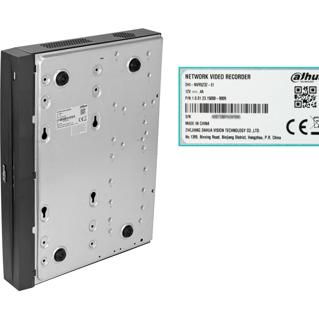 Imagen 5 de DAHUA NVR 32-CH 32MP HDMI VGA RS232 USB RCA 2xSATA20TB WizSense Alarma