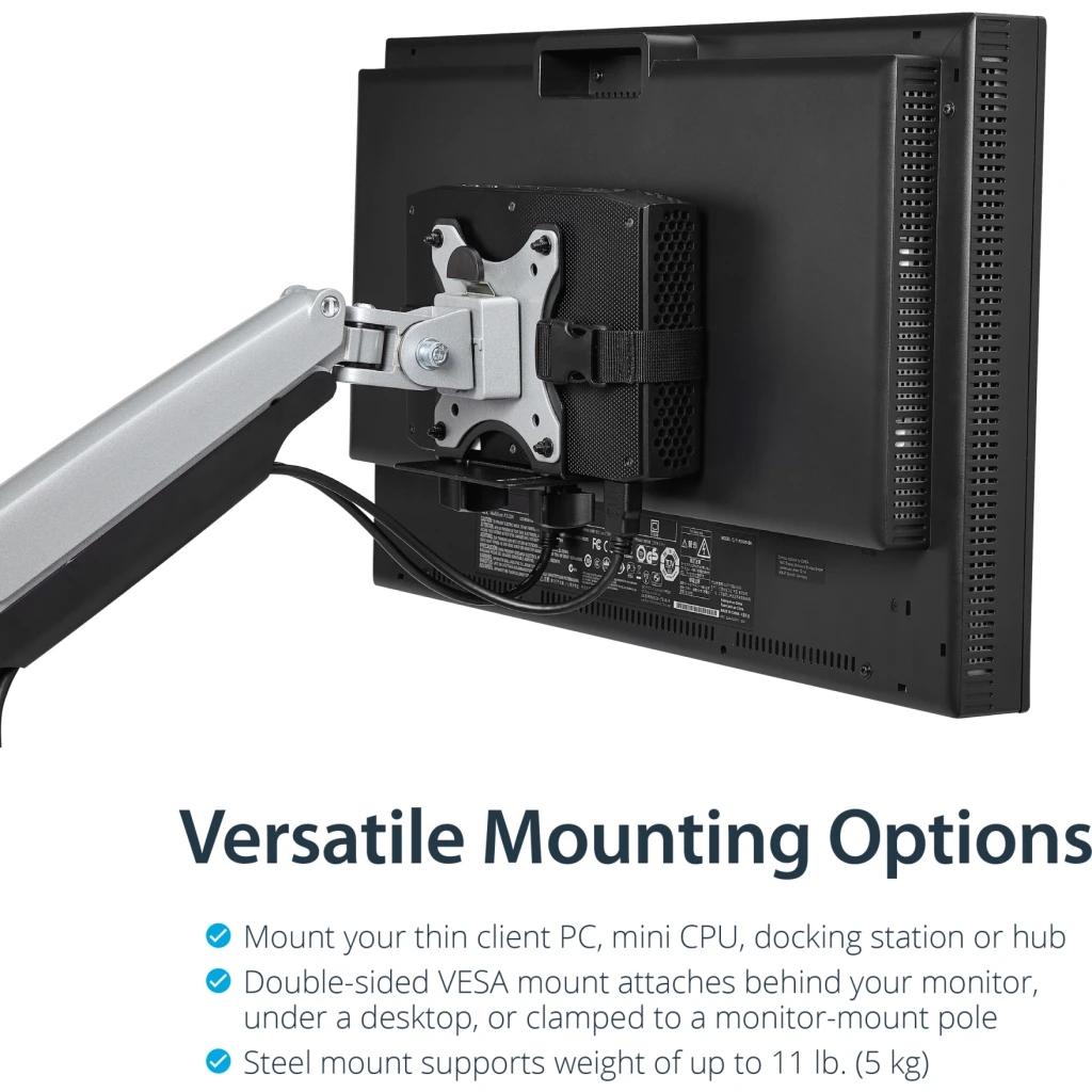 Imagen 8 de Soporte VESA para Mini PC / Thin Clients /Docking Station Ajustable Hasta 5kg