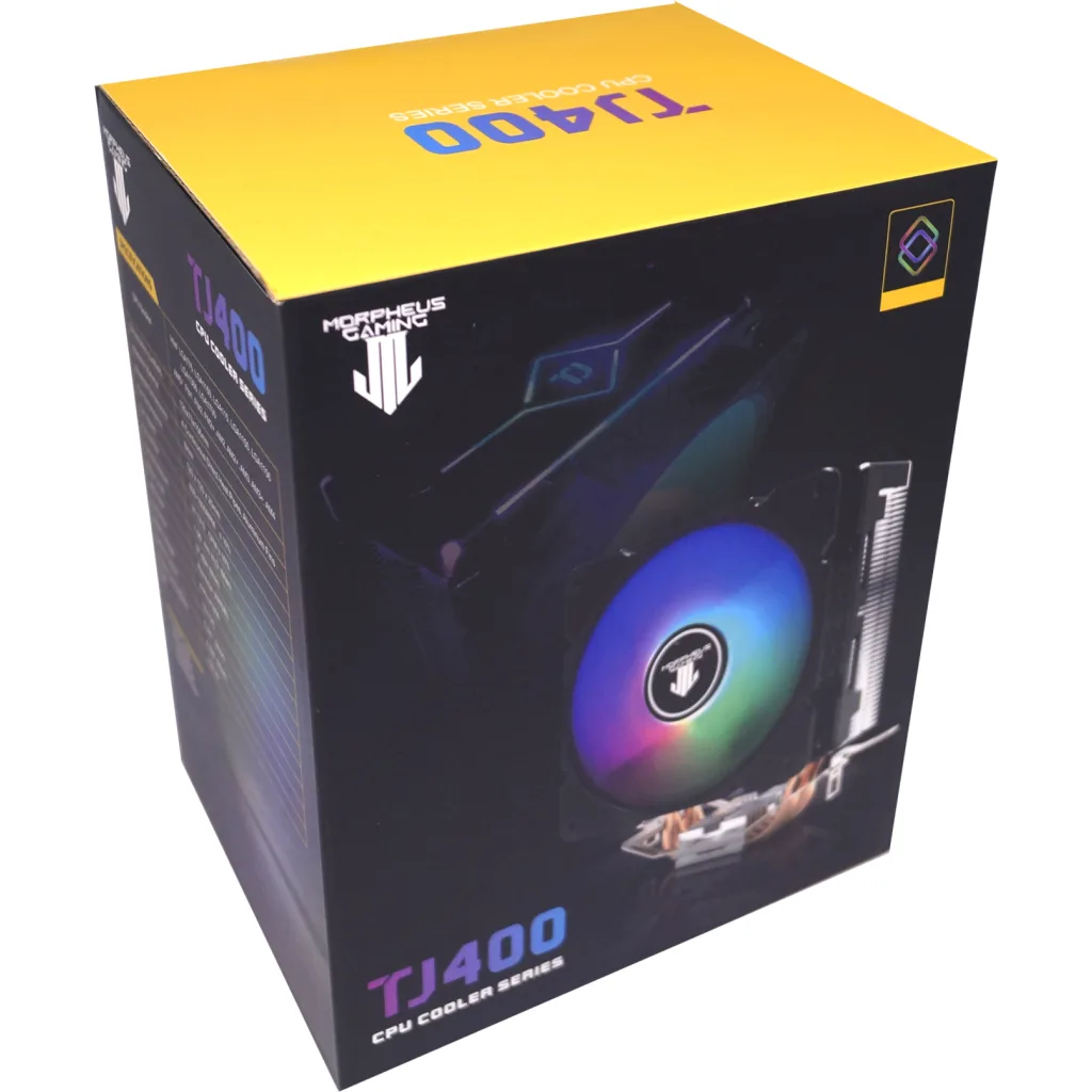VENTILADOR CPU S/ 1700/ 1200/ 11151/ AM4 TJ400 RGB/ HEAD RGB MORPHEUS