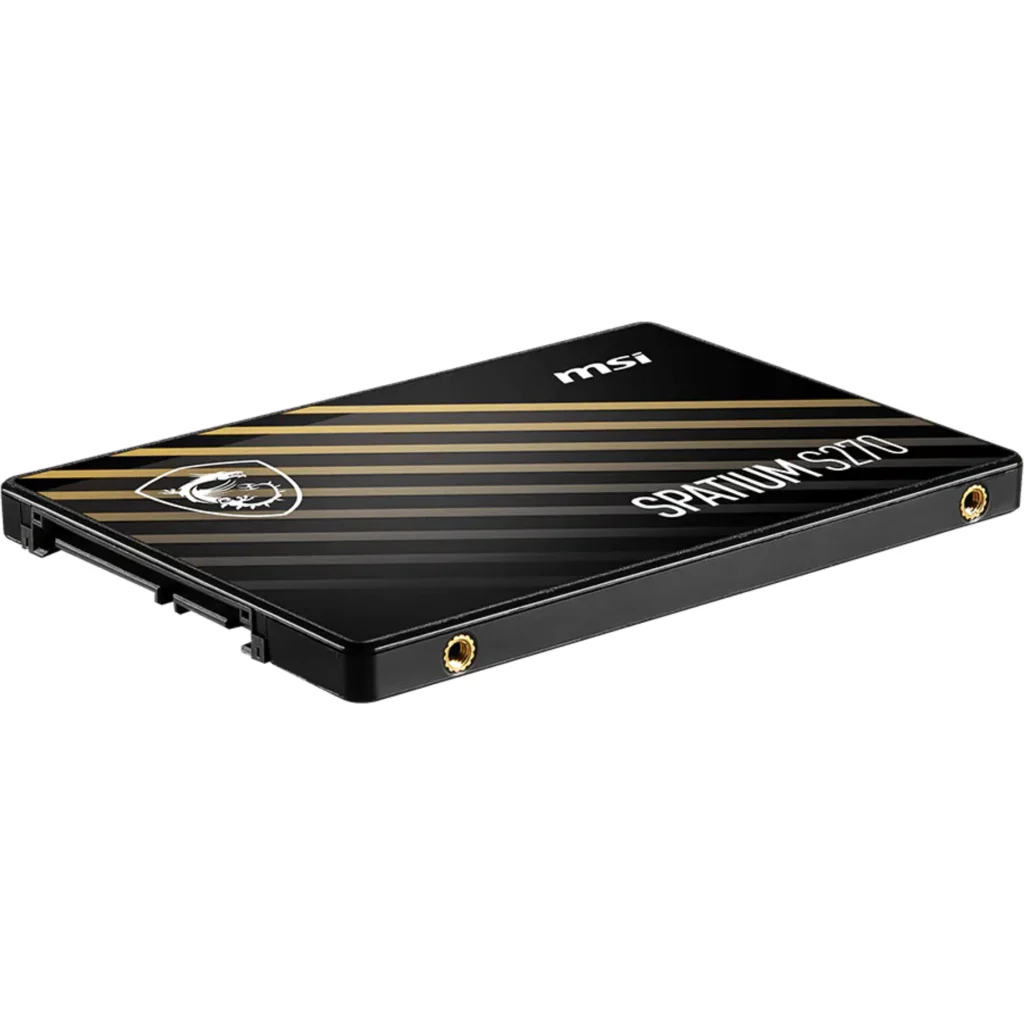 Imagen 8 de Unidad SSD MSI Spatium S270 480GB 2.5" 7mm SATA 3D NAND Lectura Hasta 500Mbps