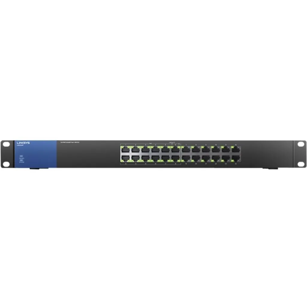 Imagen 4 de Switch Gigabit PoE+ En bastidor e 24 puertos Linksys LGS124P Gigabit PoE Sw