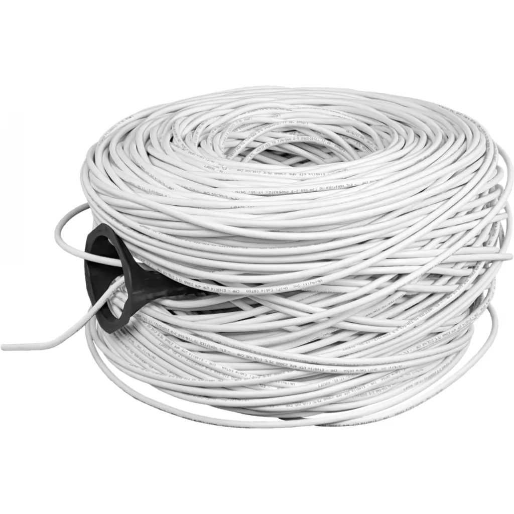 UBIQUITI CMR-UL1666 UTP Cat6A interior Blanco 305mt 23AWG Caja Cable