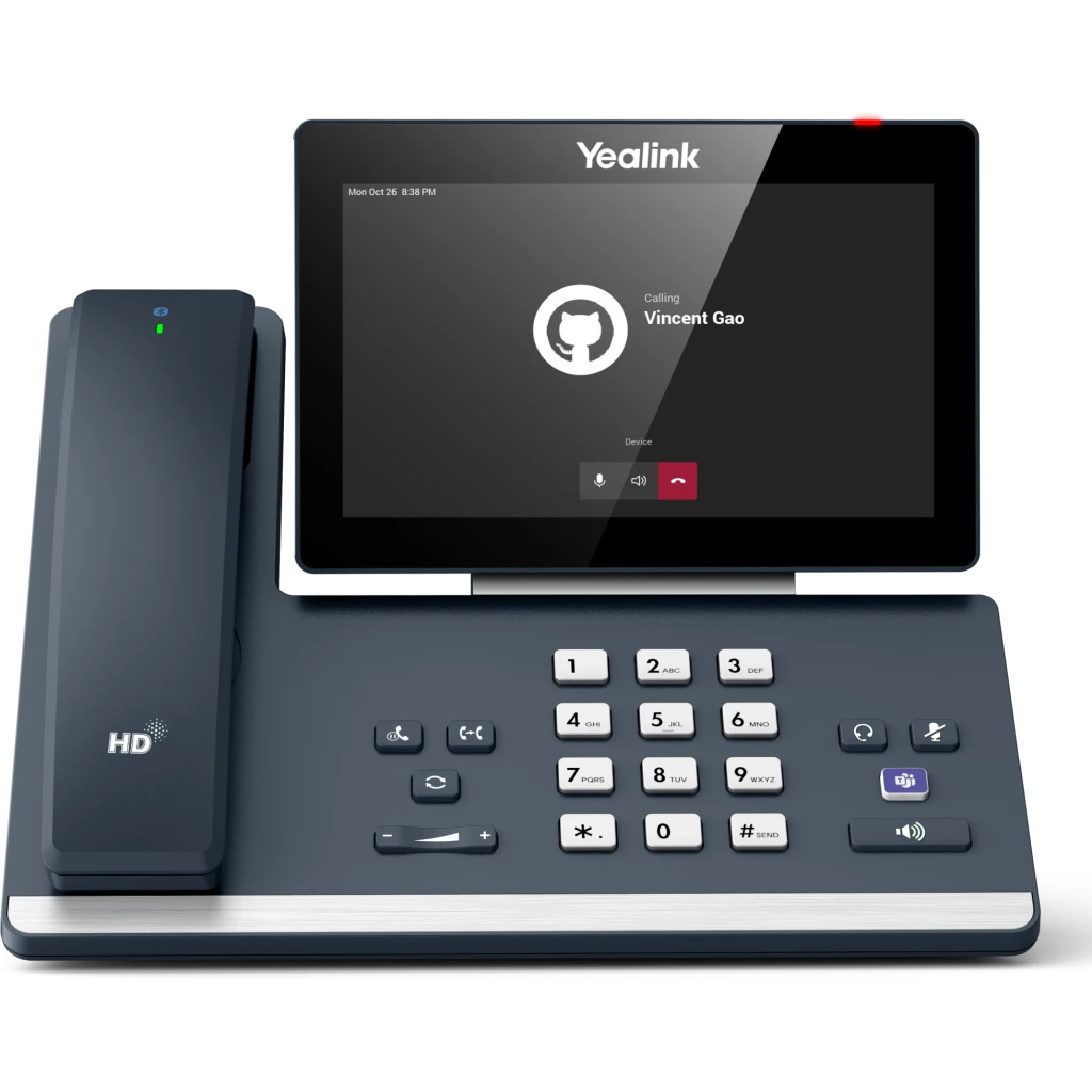 Imagen 4 de YEALINK Telefono ejecutivo de escritorio Smart Business para Teams , WIFI, Bluetooth , pantalla 7? a