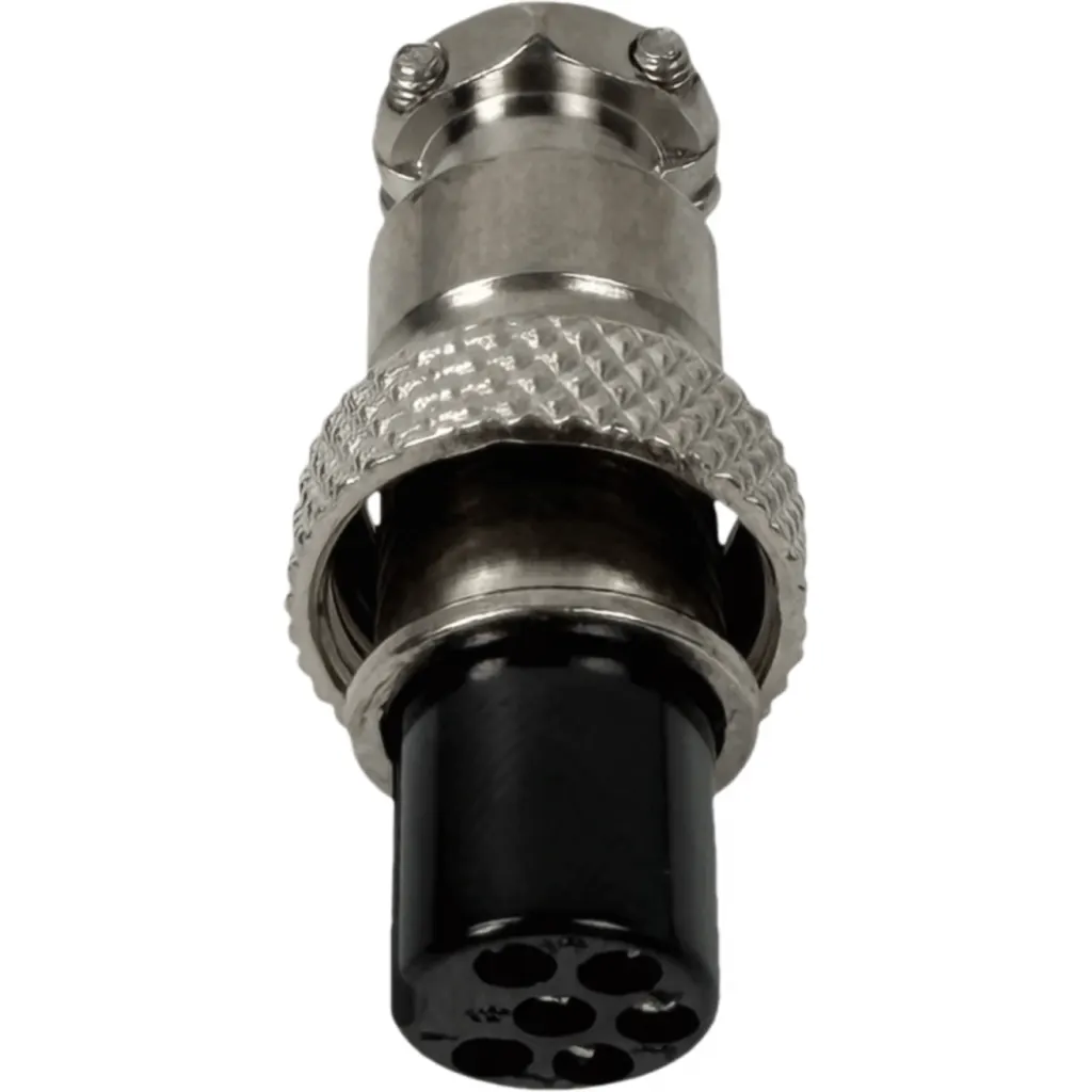 Imagen 2 de 6-pin Hembra Volante Conector GX12 Soldable Aviacion