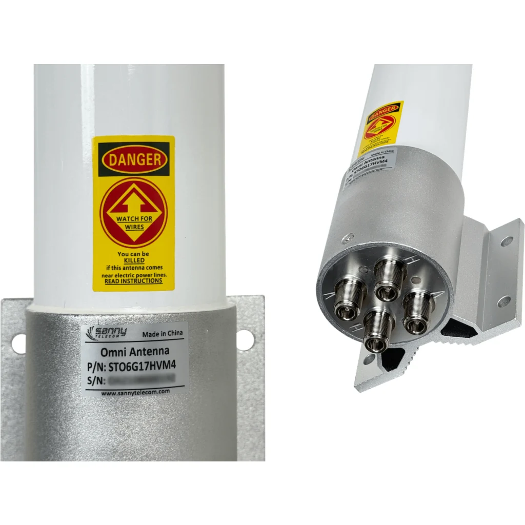 Imagen 5 de SANNY 17dBi 4,9-6,5GHz 4-N-Hembra Antena Omnidireccional 95cm