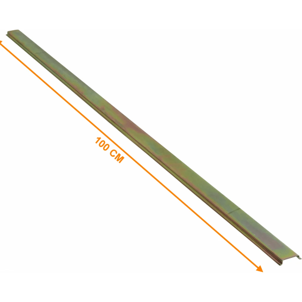 Imagen 1 de Carril 100cm 1mt Riel DIN 35mm Simetrico Zinc para-Automatico