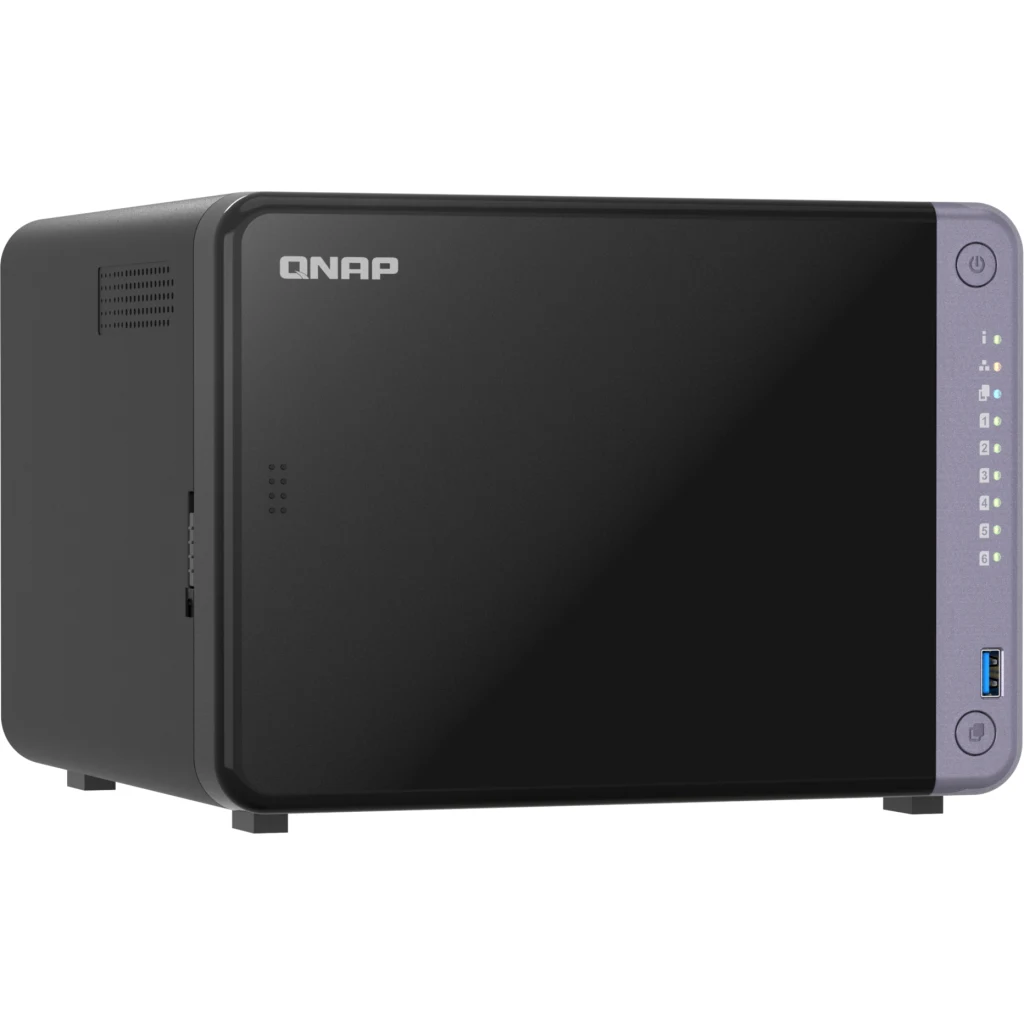 Imagen 2 de NAS QNAP TS-632X, 6 Bahías, Alpine AL524, 1*SoDIMM DDR4 