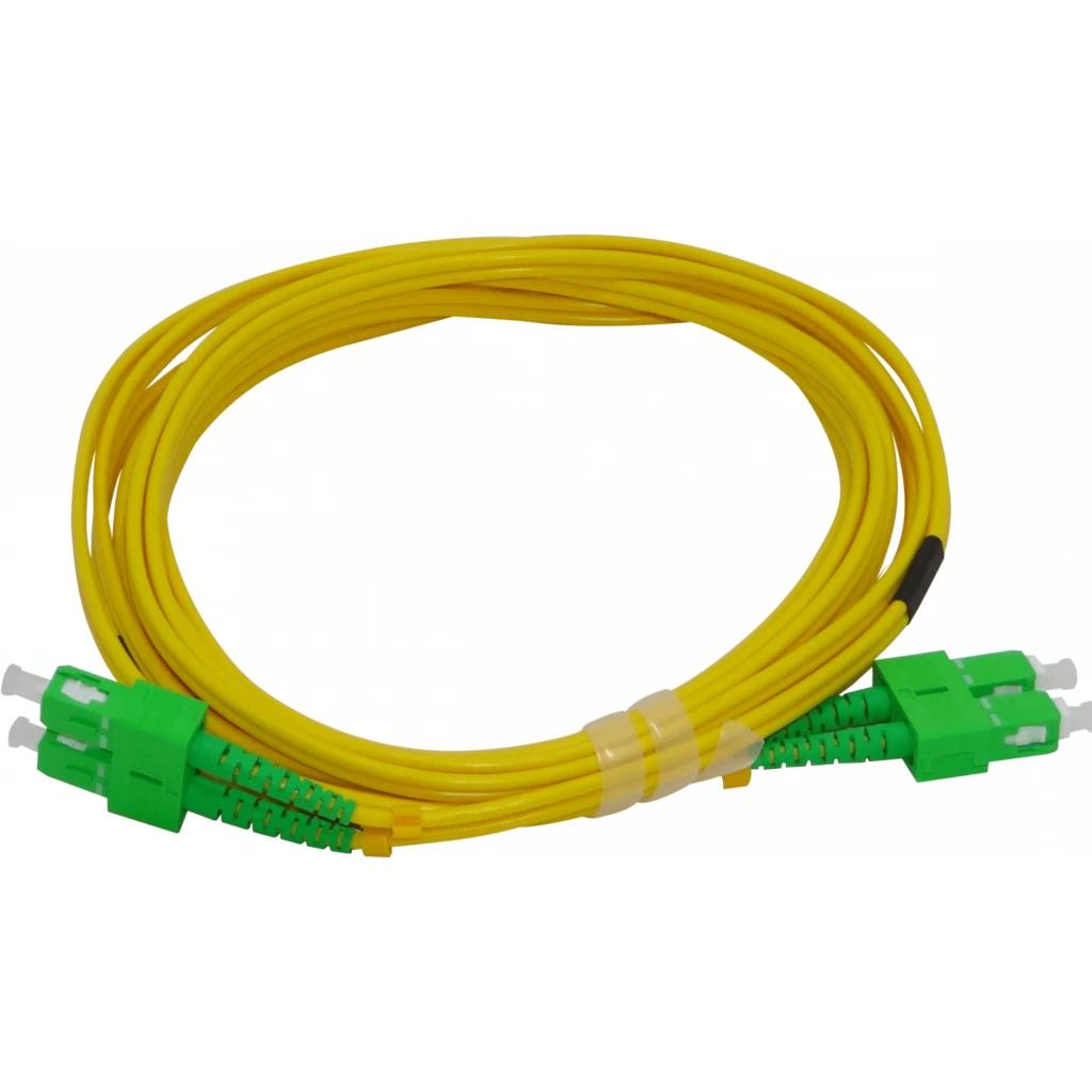 5mt SC/APC-SC/APC MonoModo SM Duplex Jumper Cable Fibra 9/125um LSZH