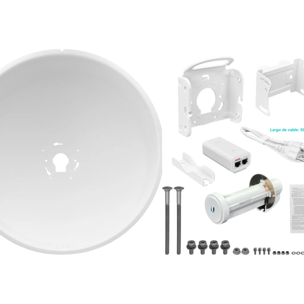 Imagen 3 de UBIQUITI s/Radome 420mm 25dBi PowerBeamAC 1-1000 Inc-PoE-24V
