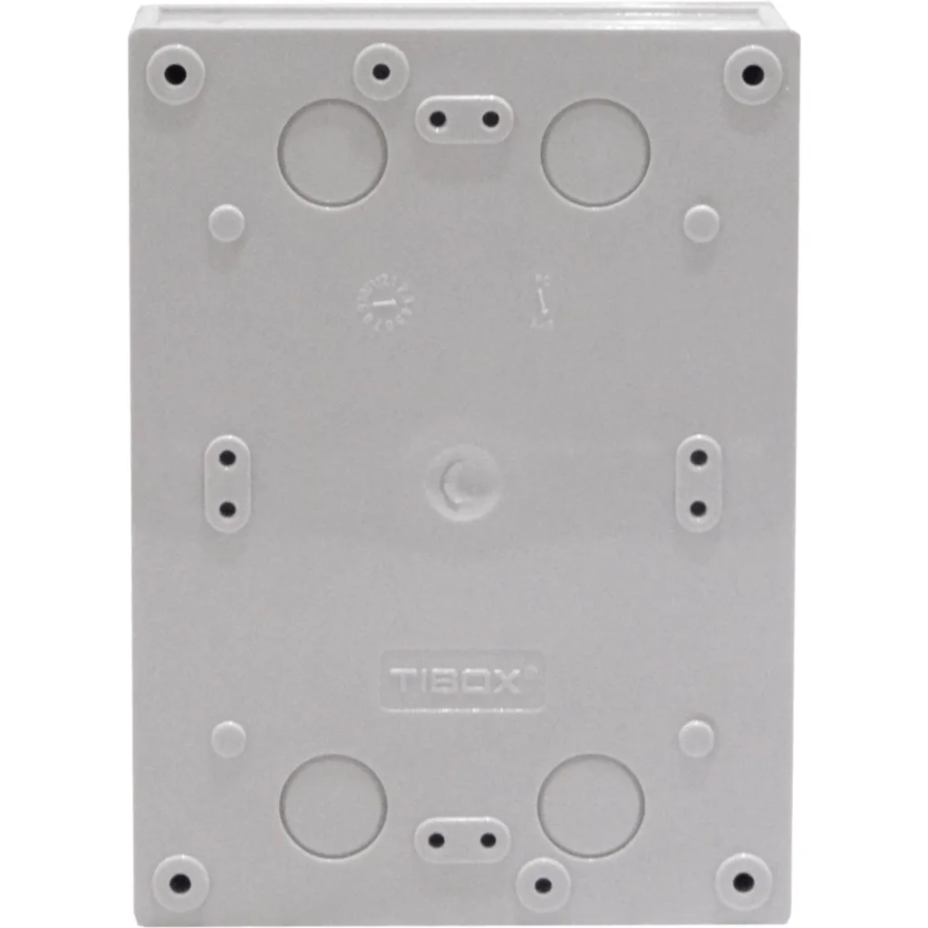 Imagen 1 de TIBOX 125x175x100mm Tapa-Gris Caja Gris Plastica IP66 RoHS
