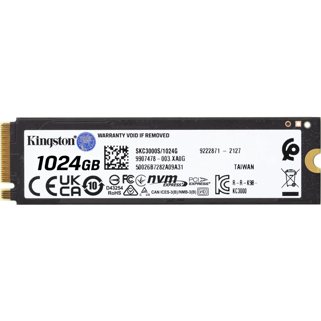 tecnomas.cl | [SKC3000S/1024G] Unidad SSD Kingston KC3000 1TB M.2