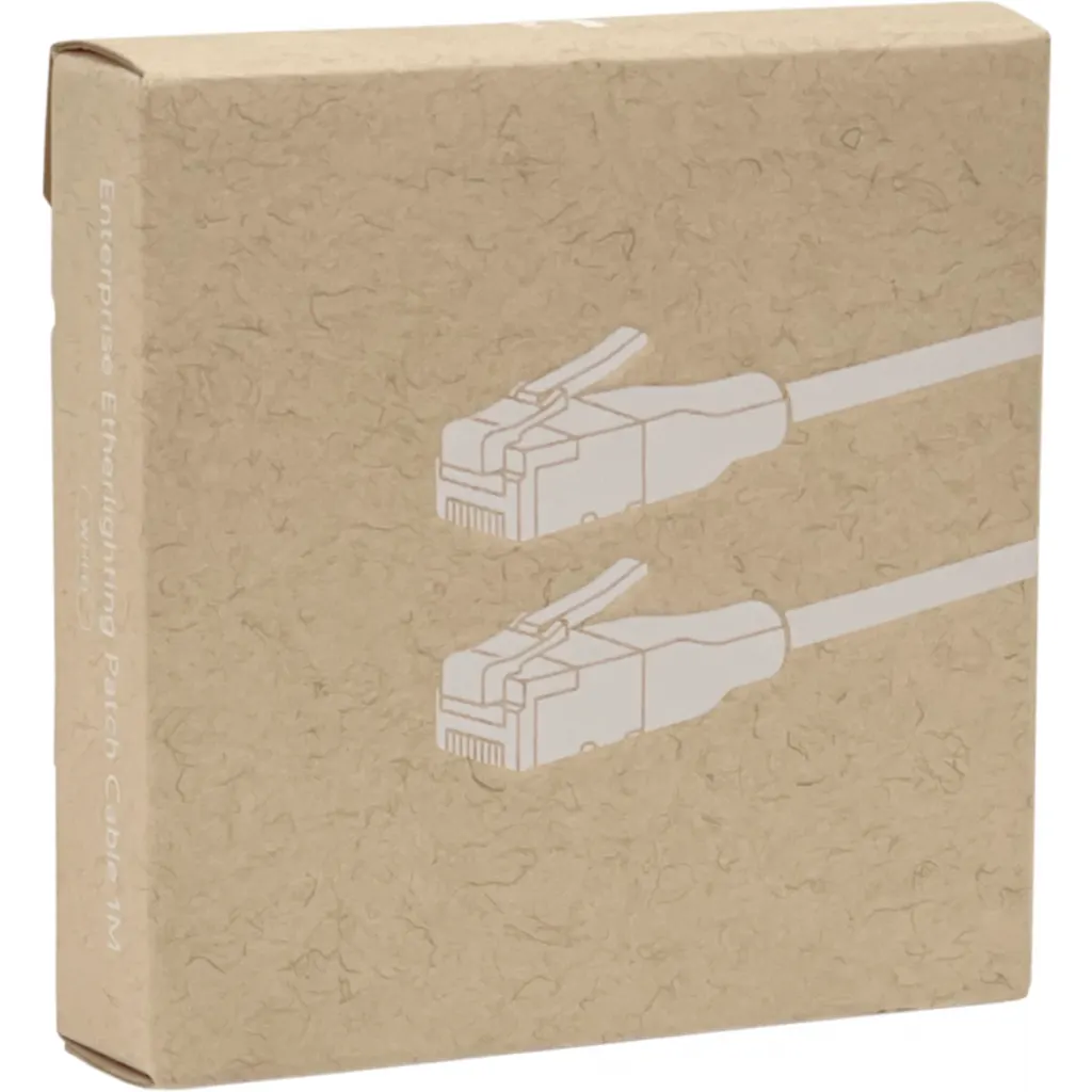 Imagen 3 de UI 1mt Cable Etherlighting Blanco Cat6a UACC-CABLE-PATCH-EL-C6A-1M-W