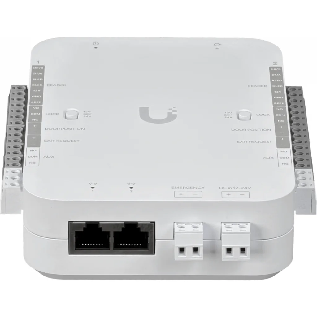 Imagen 6 de UBIQUITI Control 2-Puerta Wiegand 12/24V-Out 2-100 Riel-Din req-12/24V