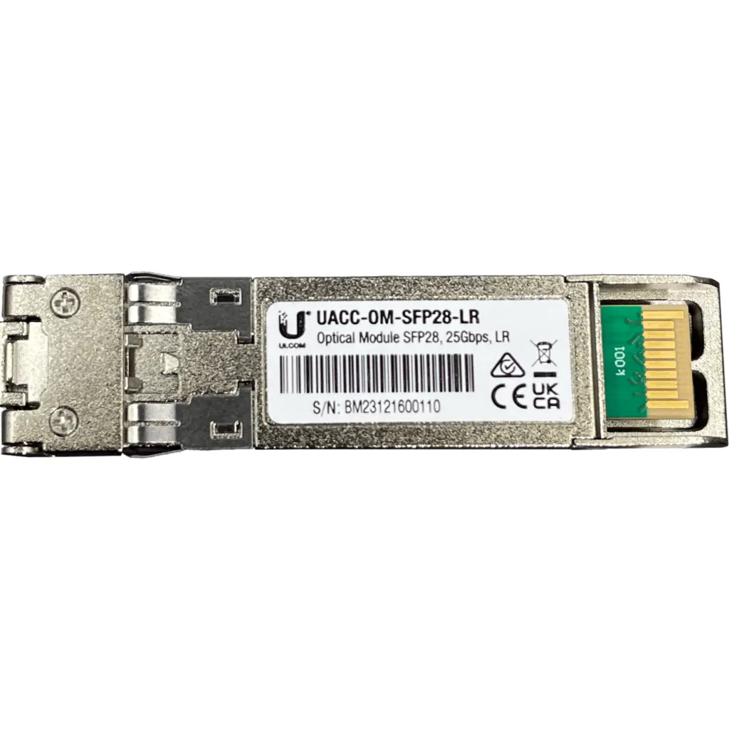 Imagen 1 de UBIQUITI MonoModo SFP28-25Gbps 2-LC 10km 1310nm UACC-OM-SFP28-LR