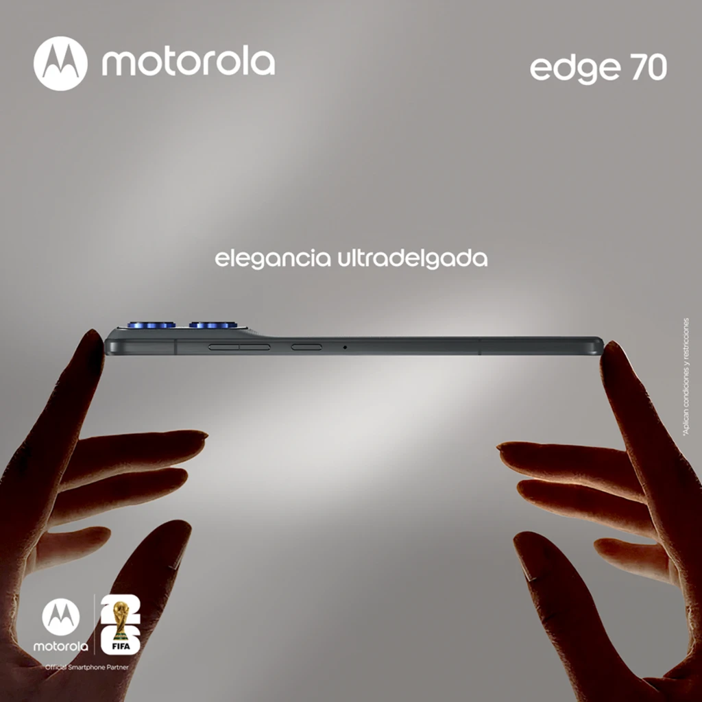 Imagen 2 de Smartphone Motorola Edge 70 8-Core 12GB/512GB 6,67' 5G WiFi Bt NFC USB-C Verde