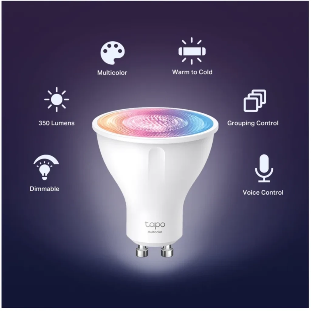 Imagen 4 de Ampolleta Smart TP-Linl Tapo L630, WiFi 2200K/6500K 350lm Smart Home