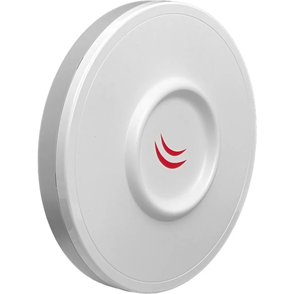 Imagen 1 de MIKROTIK 5GHz 265mm L3 21dBi 25dBm 64mb 600MHz 1-100-PoE 5150-5875MHz