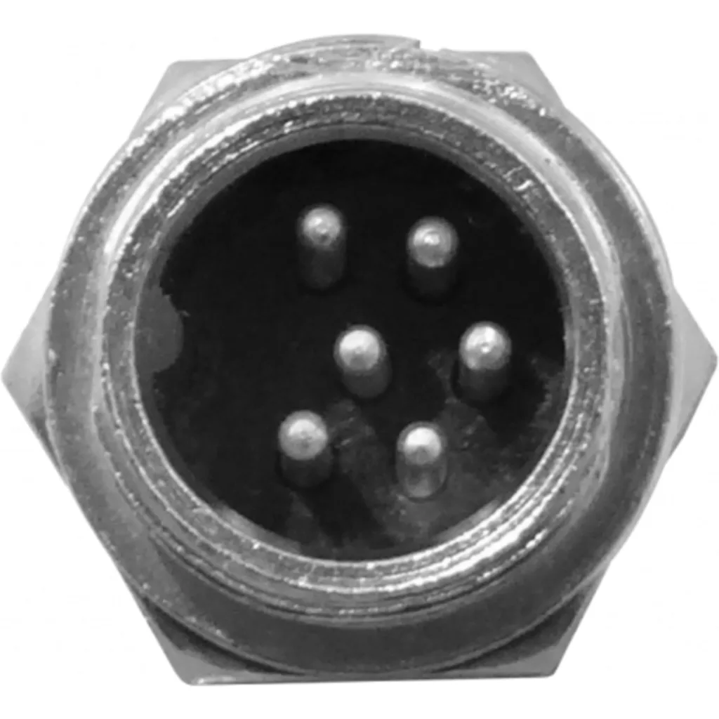Imagen 2 de 6-pin Macho Chasis Conector GX12 Soldable Aviacion