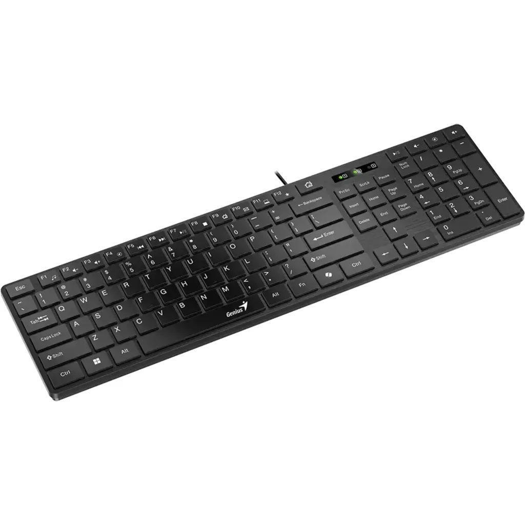 Imagen 1 de GENIUS TECLADO SLIM COPILOT USB BLACK-SLIMSTAR 126