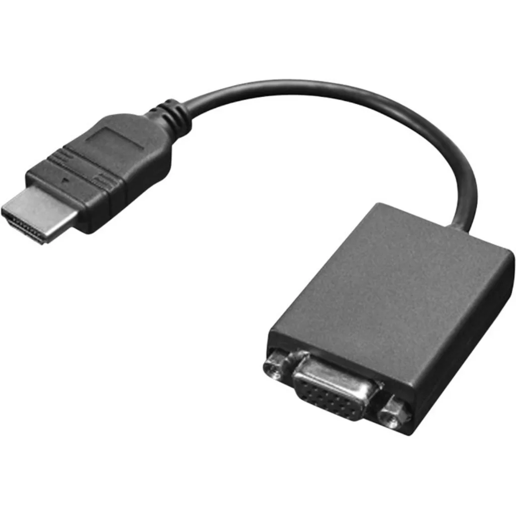 Imagen 1 de Adaptador Lenovo HDMI Macho a VGA Hembra  Monitor 