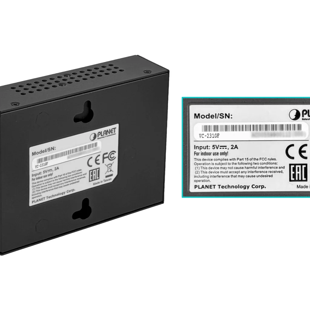 Imagen 4 de PLANET 1-SFP-1000 1-RJ11 Fibra Sobre VDSL2 1,4km CO/CPE 4-DIP inc-5V