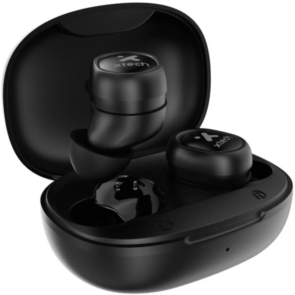 Imagen 2 de Audífonos Inalámbricos Xtech XTH-701, Cuna de Carga Bluetooth v5.1 USB-C Negro