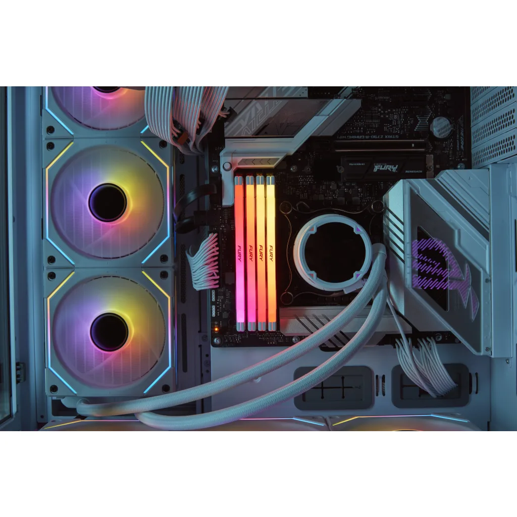 Imagen 6 de Memoria RAM 32GB (2*16GB) DDR5 6400MHz DIMM CL32 Non-ECC 1.4V 288p Fury Reneg 