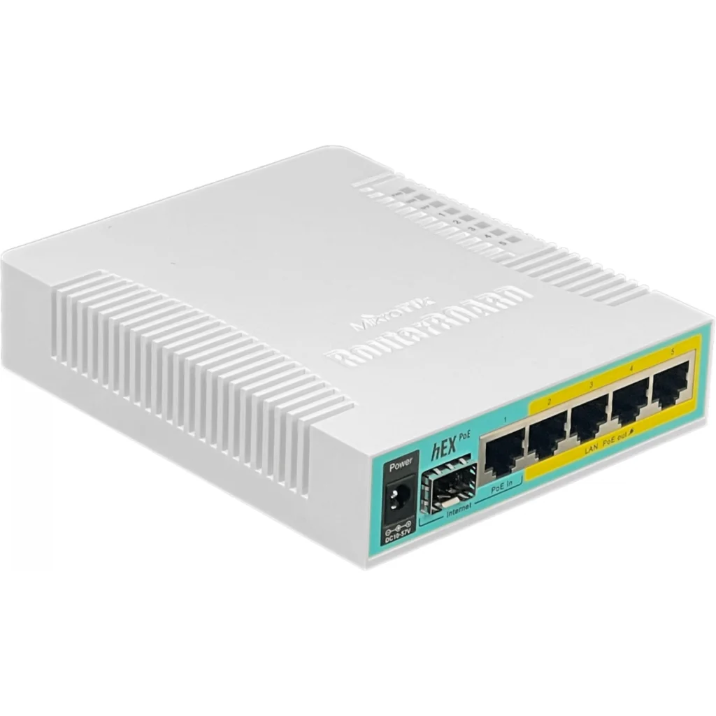 Imagen 2 de MIKROTIK req-cable L4 5-1000(4-PoE) 1-SFP USB 10-57V inc/24V RB960PGS