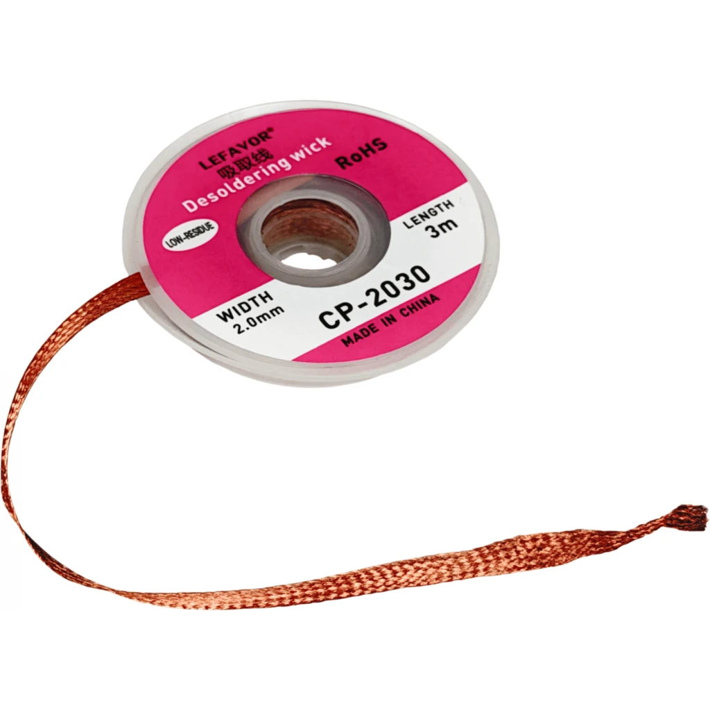 Imagen 2 de Malla de Cobre 2mm x 3mts Des-Soldadora Desoldadora Dessoldadora