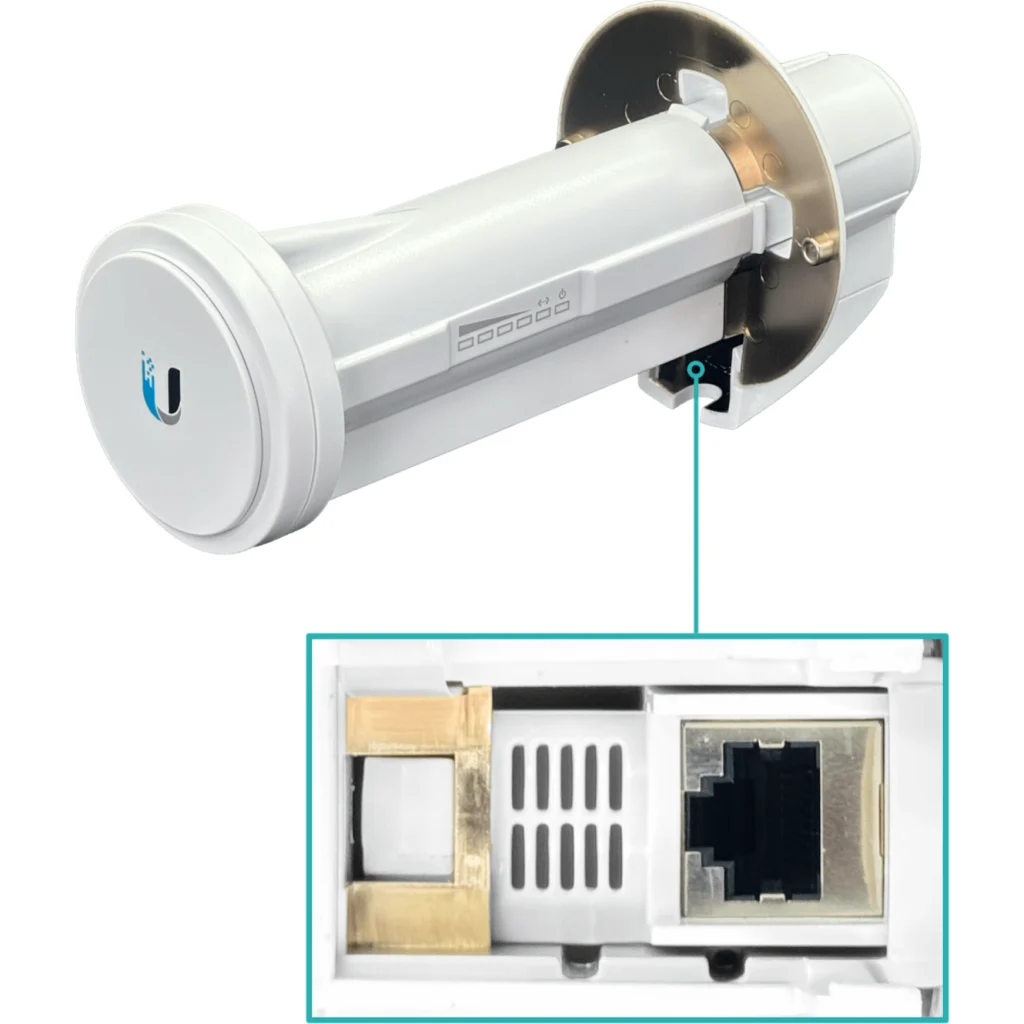 Imagen 0 de UBIQUITI s/Radome 420mm 25dBi PowerBeamAC 1-1000 Inc-PoE-24V