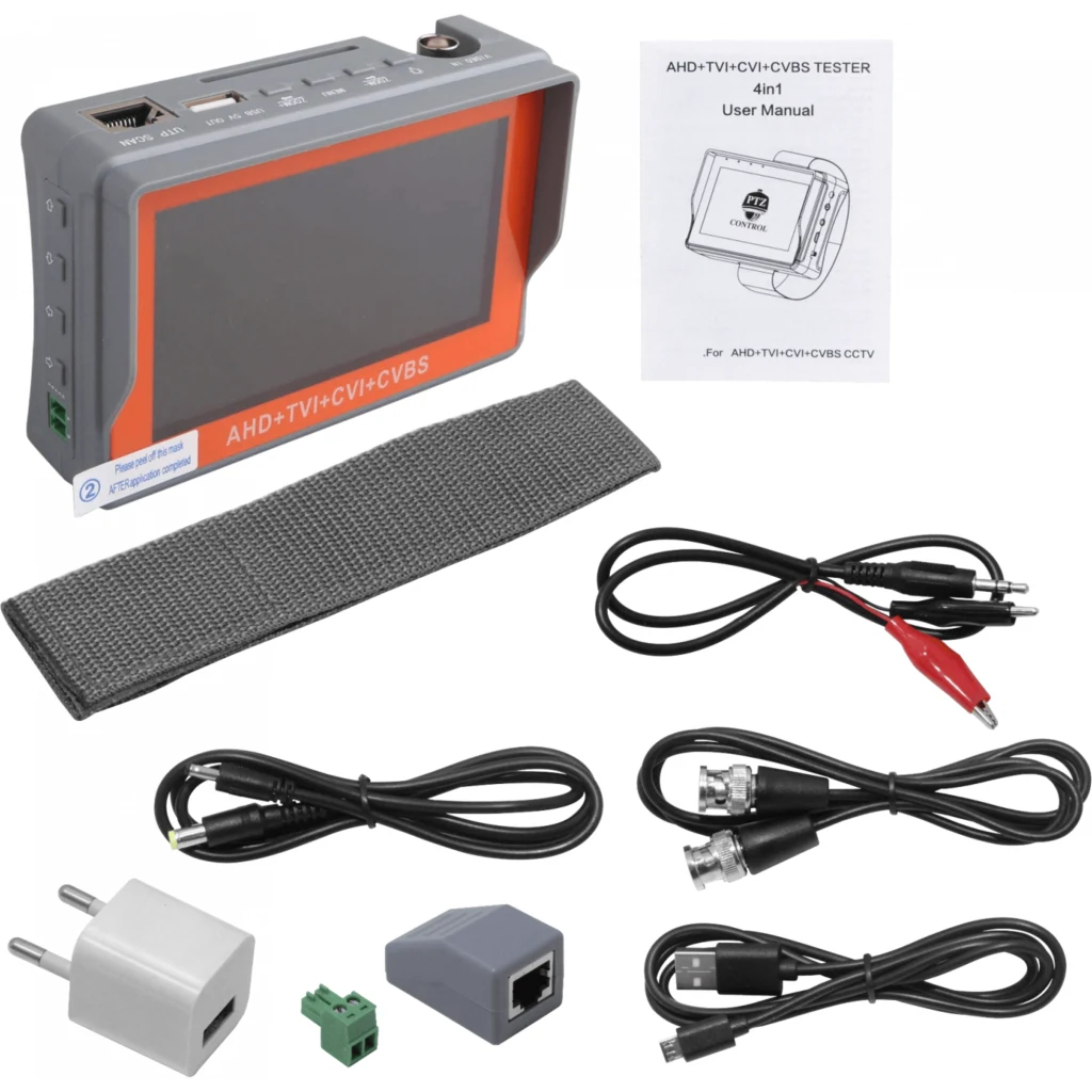 Monitor 2MP 4,3-pulg BNC-H RS485 inc-Pila Pantalla Analoga PTZ ET-IV7S