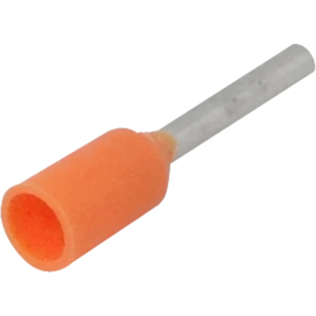 Imagen 2 de Naranjo 0,5mm2 8/14mm 100-unid AWG22 Ferrules Terminal Aislado Crimpea