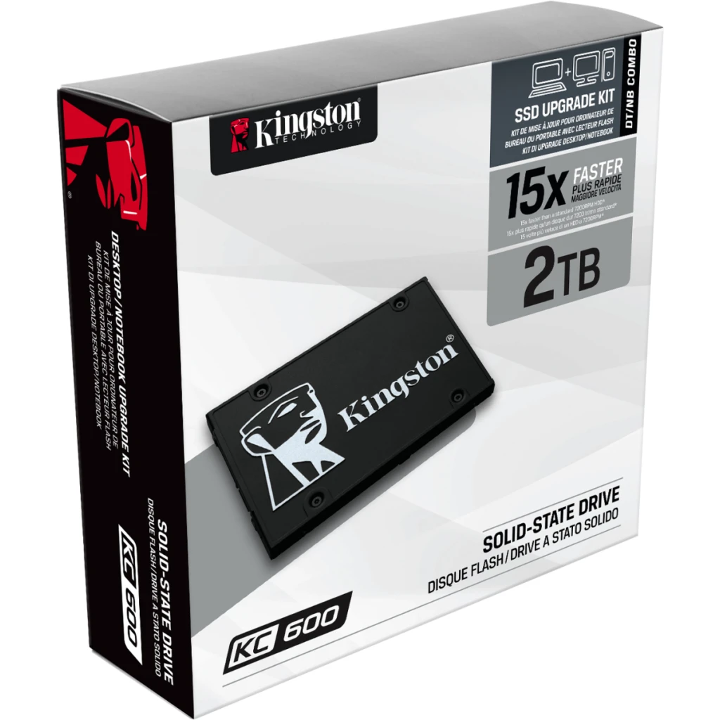 Imagen 4 de Unidad SSD Kingston KC600 2TB 2.5" 7mm SATA 3 TLC Lec 550MB/s Esc 520MB/s