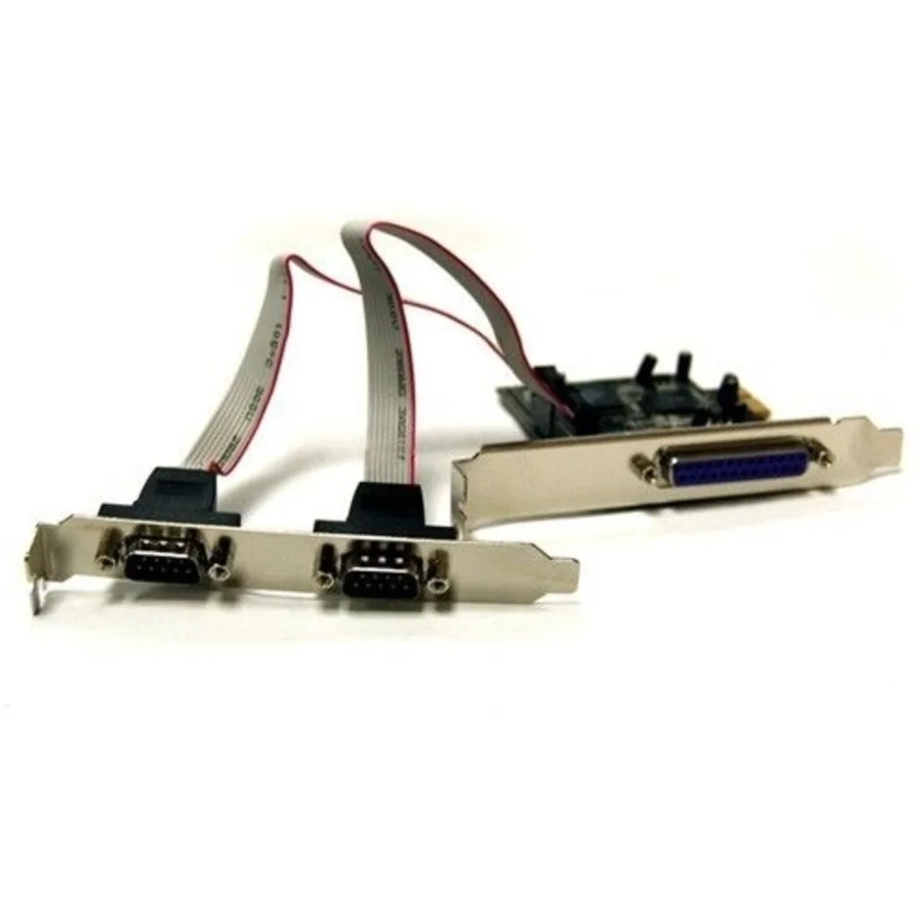 Tarjeta PCIe con 2 Puertas Seriales+ 1 Paralela  Incluye bracket Low Profile