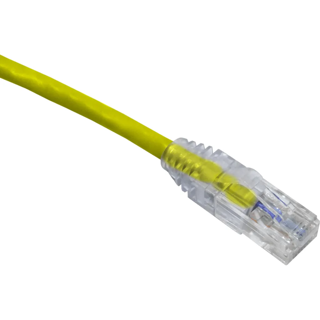 Imagen 2 de FURUKAWA 1mt Cat6 Amarill U/UTP LSZH Cable Patch RJ45 Gigalan 35120008