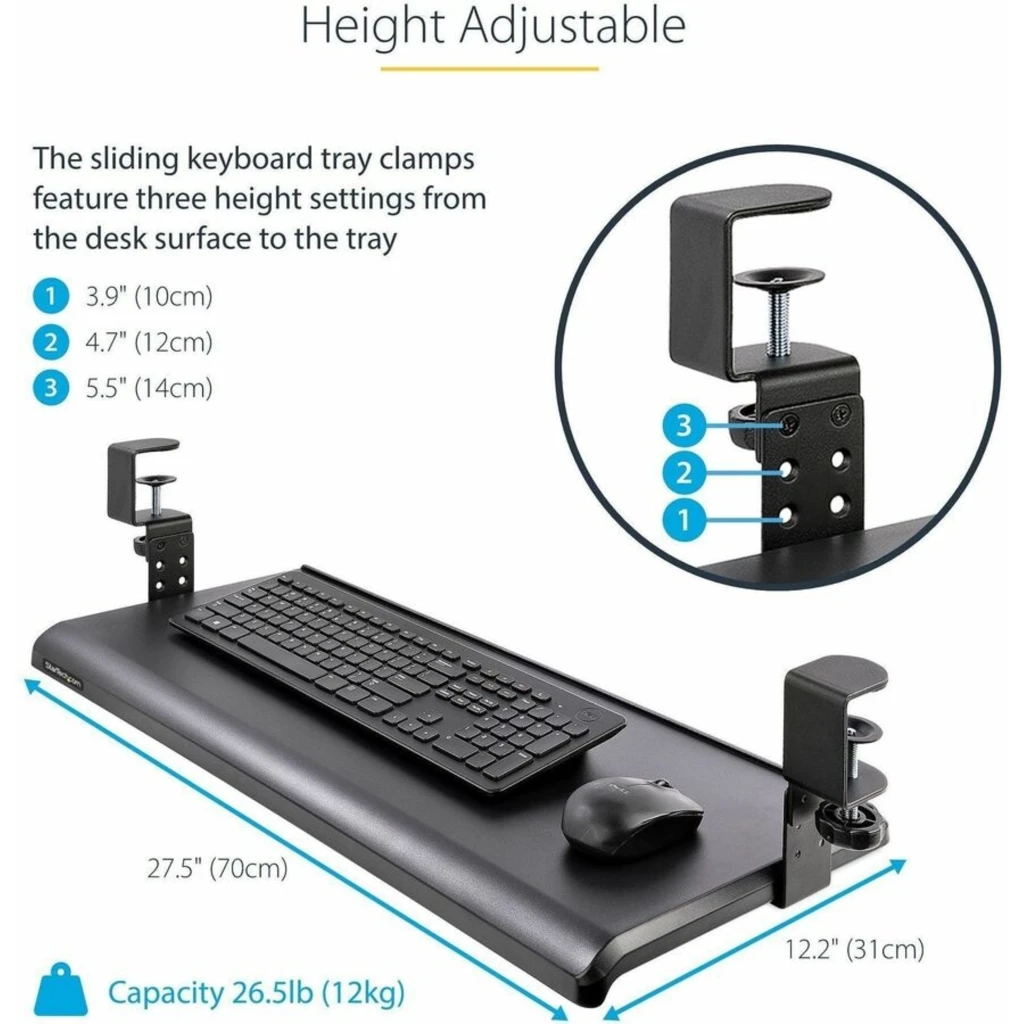 Imagen 2 de Under-Desk Keyboard Tray Adjustable