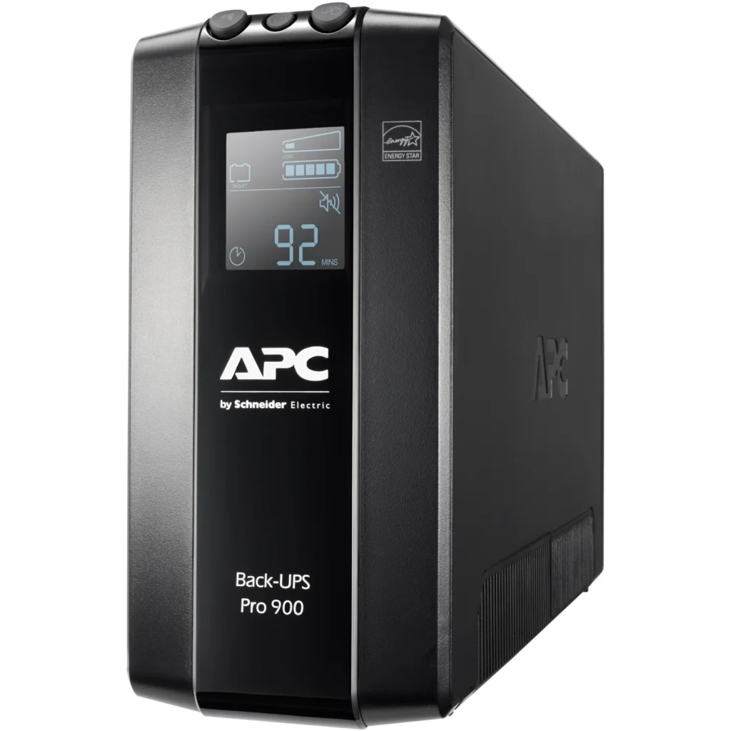 UPS APC BR900MI Back UPS Pro BR 900VA 6 salidas, AVR, interfaz USB RJ-45 LCD