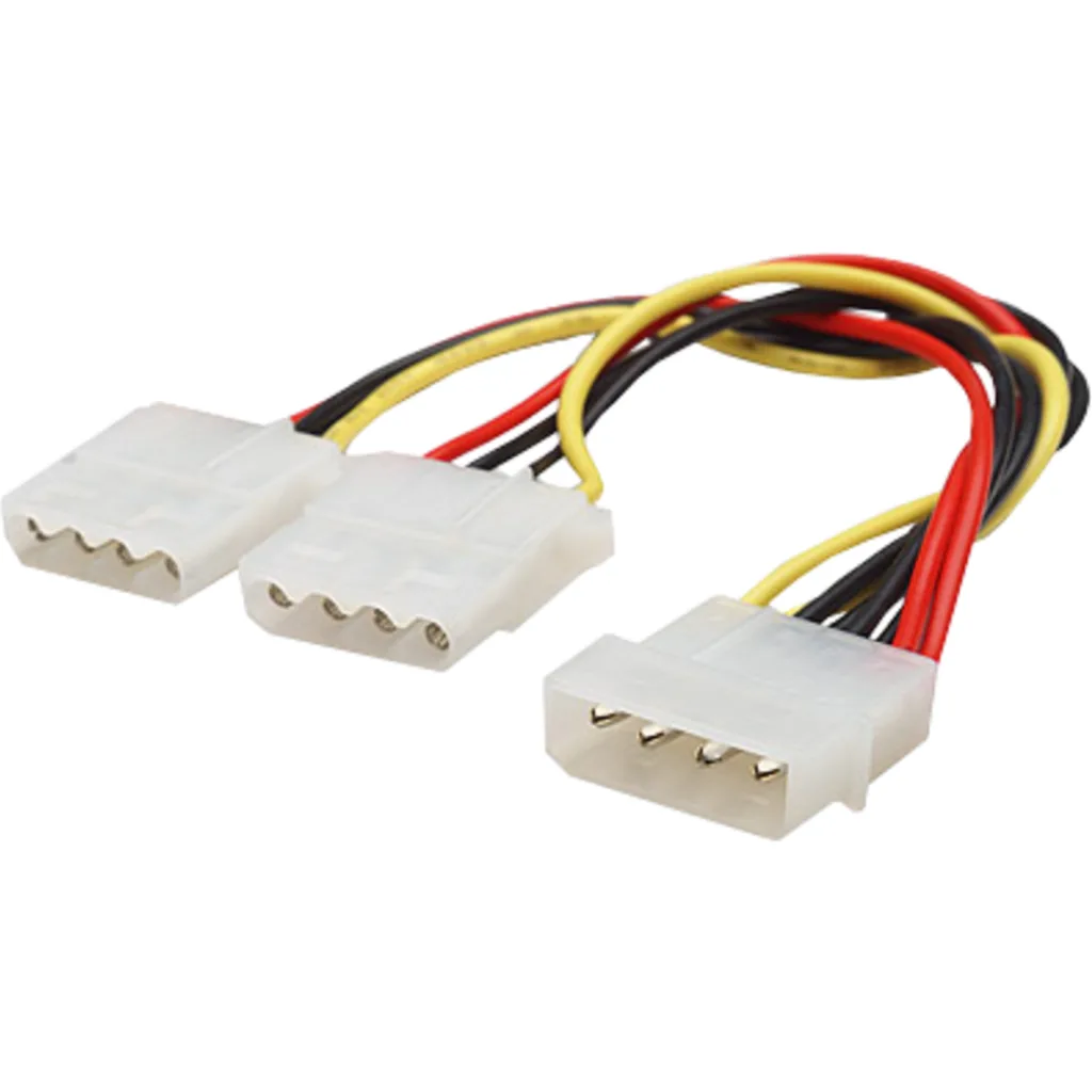 1-MOLEX-M 2-MOLEX-H Cable de poder tipo-Y 15cm