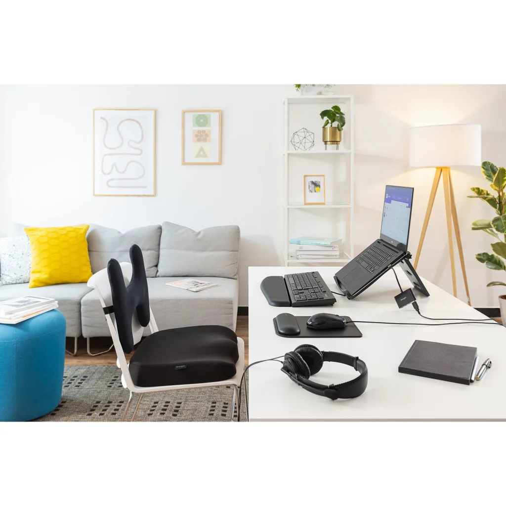 Imagen 5 de Cojin De Asiento Ergonómico Kensington Memory Foam 2.0 Negro K55805WW 